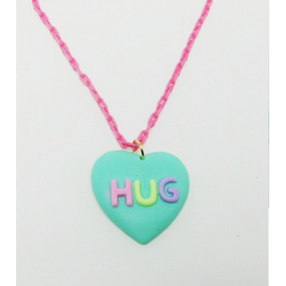 ハート甘カワネックレス 　ミント