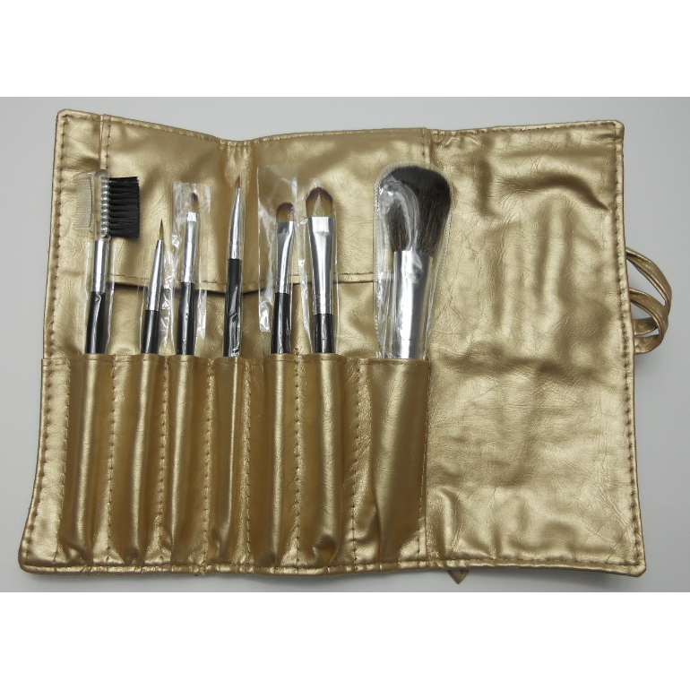 メイクUPブラシ7本セット　ゴールド