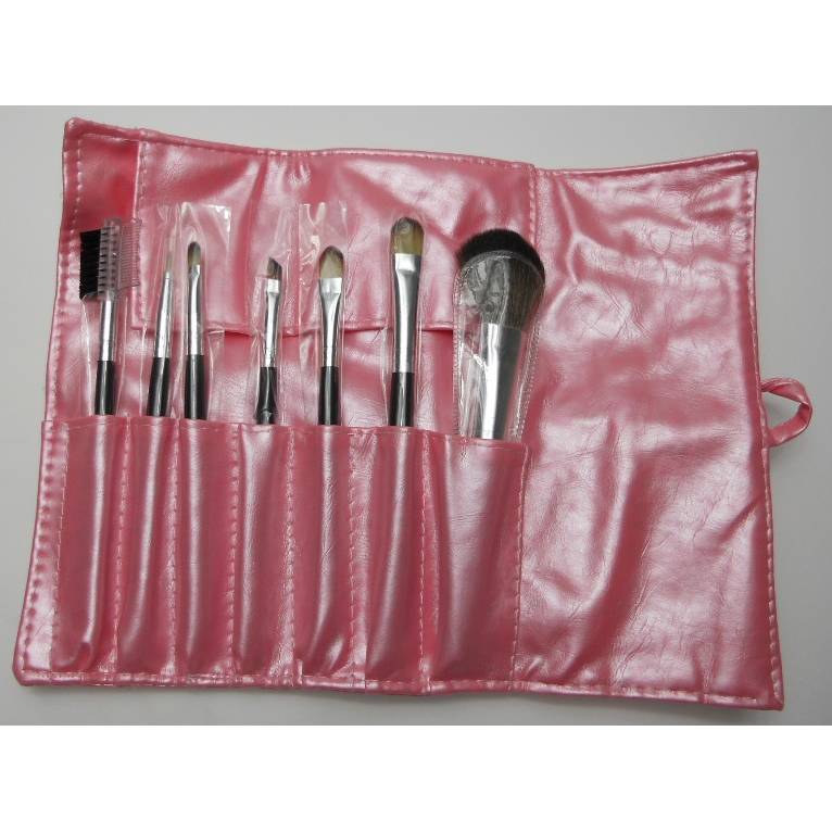 メイクUPブラシ7本セット　ピンク