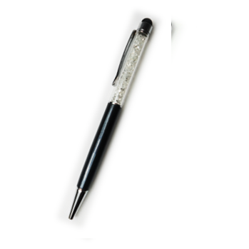 キラキラ2WAYボールペン　ブラック×クリア