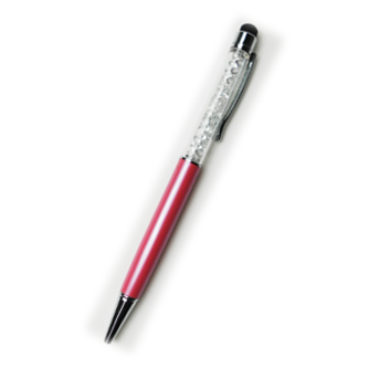 キラキラ2WAYボールペン　ピンク×クリア